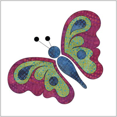 Butterfly Bliss - Front View - Applique