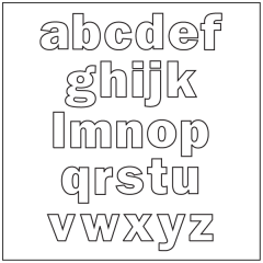 Alphabet - Lowercase - Set