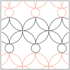 Beaded Orange Peel - Pantograph