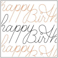 Birthday Wishes - FREE - Pantograph 