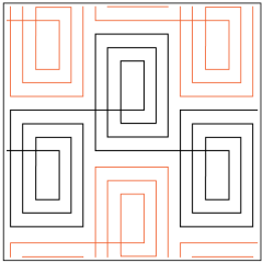 Checkered Plaid - Elongated - Pantograph