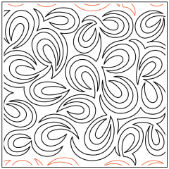 Chestnut Swirls - Grande - Pantograph 