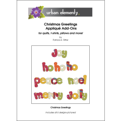 Christmas Greetings - Applique Add-On Pattern