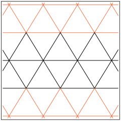 Domestic Stitches - Triangles - Pantograph