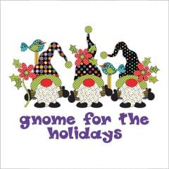 Gnome for the Holidays - Dotz - Applique Set