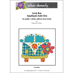 Love Bus - Front - Applique Add-On Pattern 