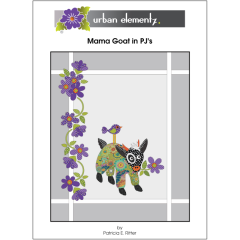 Mama Goat in PJ's Quilt - Applique Pattern