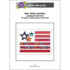 Red, White and Blue - Applique Add-On Pattern - FREE