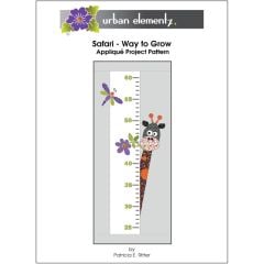 Safari - Way to Grow - Applique Project Pattern (SELF PRINT)