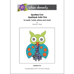 Spotted Owl - Applique Add-On Pattern - FREE