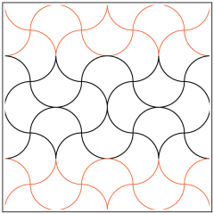 Tessellating Crosshatch - Pantograph