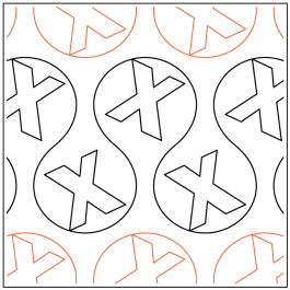 Monogram Letter - X - Pantograph