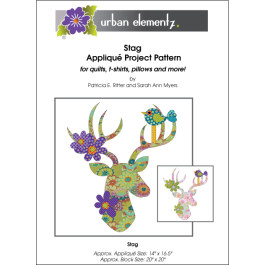 Stag Pattern Stag - Applique Add-On Pattern