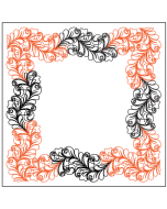 Botanical Curled Feather - Panto/Corner Set