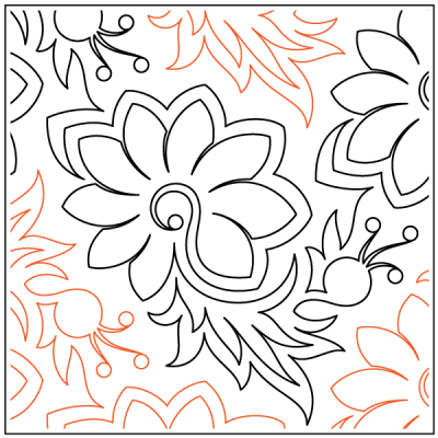 Asian Asters - Pantograph