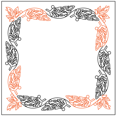Deco Bird Feather Duet - Panto/Corner Set 