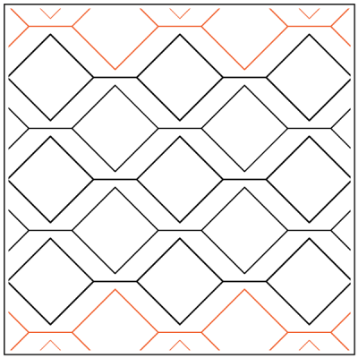 Quickstep Diamond Pattern Just Diamonds - Pantograph