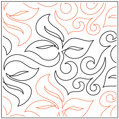 Windrowing Pattern Windblown - Pantograph