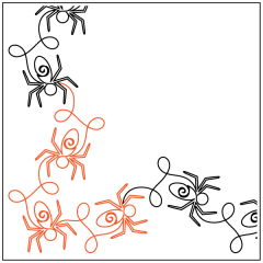 Along Came a Spider - Border - Corner