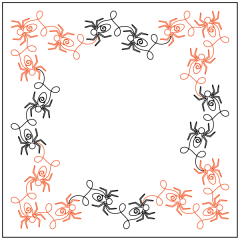 Along Came a Spider - Border - Panto/Corner Layout