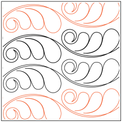 Andi's Feather Curl - Pantograph