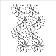 Apricot Moon's Daisy Doodles - Stencil