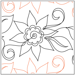 Aquilegias Flower - Pantograph