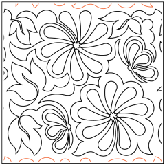 Asian Elegance - Butterflies - Pantograph