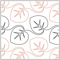 Aspen Leaves - Border - Pantograph