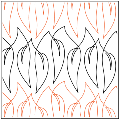 Aussie Gum Leaves - Pantograph