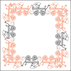 Baby Buggy - Border - Panto/Corner Layout