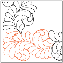 Basic Curled Feather - Corner