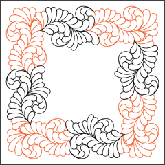 Basic Curled Feather - Panto/Corner Layout