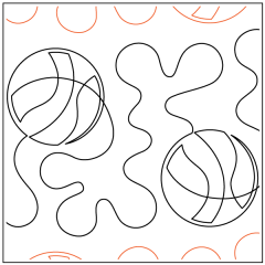 Basketballs - Meander - Pantograph