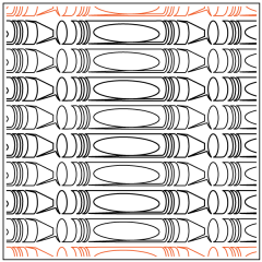 Big Box O Crayons - Sashing - Pantograph