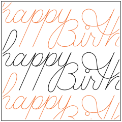 Birthday Wishes - FREE - Pantograph 