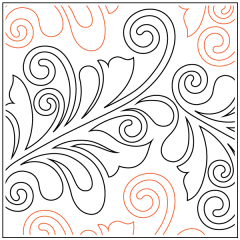 Blooming Feathers - Pantograph