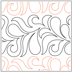 Border Curls - Pantograph