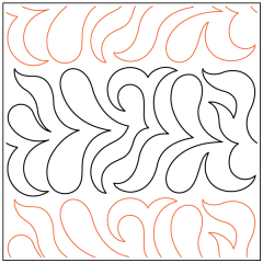 Border Curls #2 - Pantograph