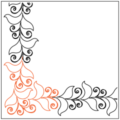 Bouganvilla - Border - Corner