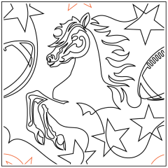 Broncos and Footballs - Pantograph
