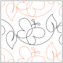 Butterfly Whimsy - Border - Pantograph