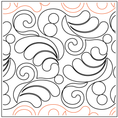 Calypso Feathers - Pantograph