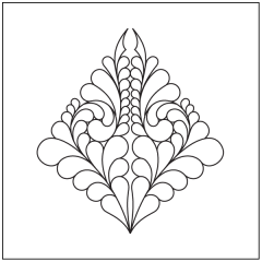 Carol's Feathers - Diamond Motif #2