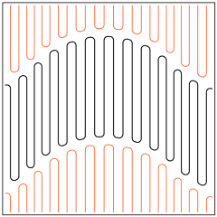 Corrugation #1 - Bias Cut - Pantograph