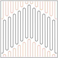 Corrugation #2 - Bias Cut - Pantograph