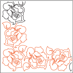 Crimson Rose - Petite - Corner