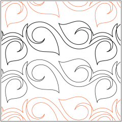 Crimson Rose - Sashing - Pantograph