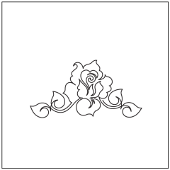 Crimson Rose - Triangle Block