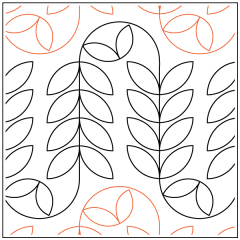 Curvy Foliage - Pantograph